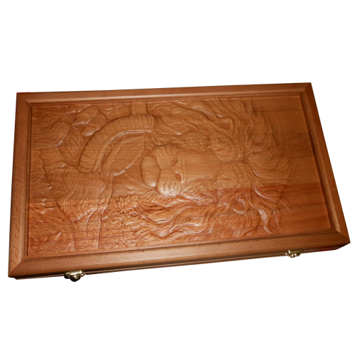 Нарды резные"Лев"